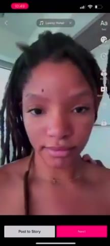 Halle Bailey Topless libuse tmb