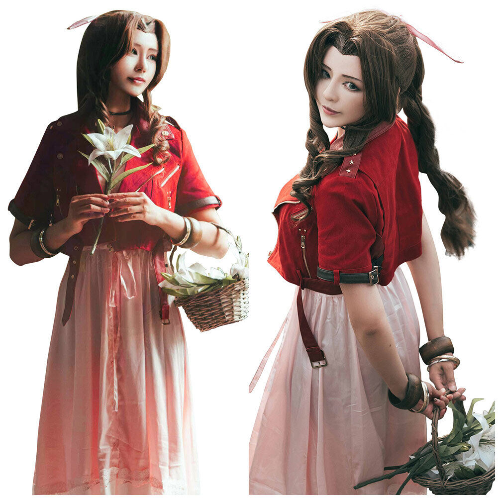 Aerith Gainsborough Cosplay who nude