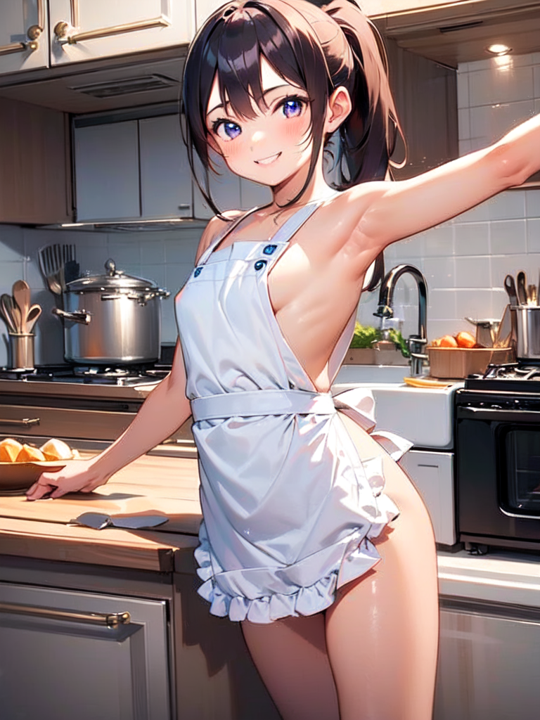 ariel perales add naked apron anime photo