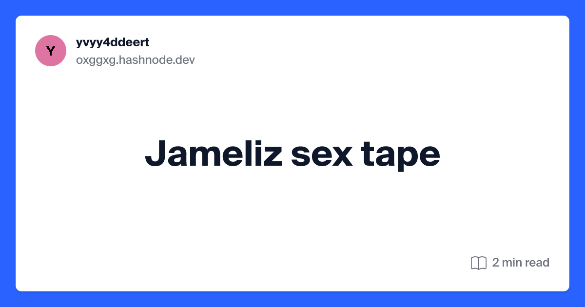 christian dones recommends Jameliz Xxx