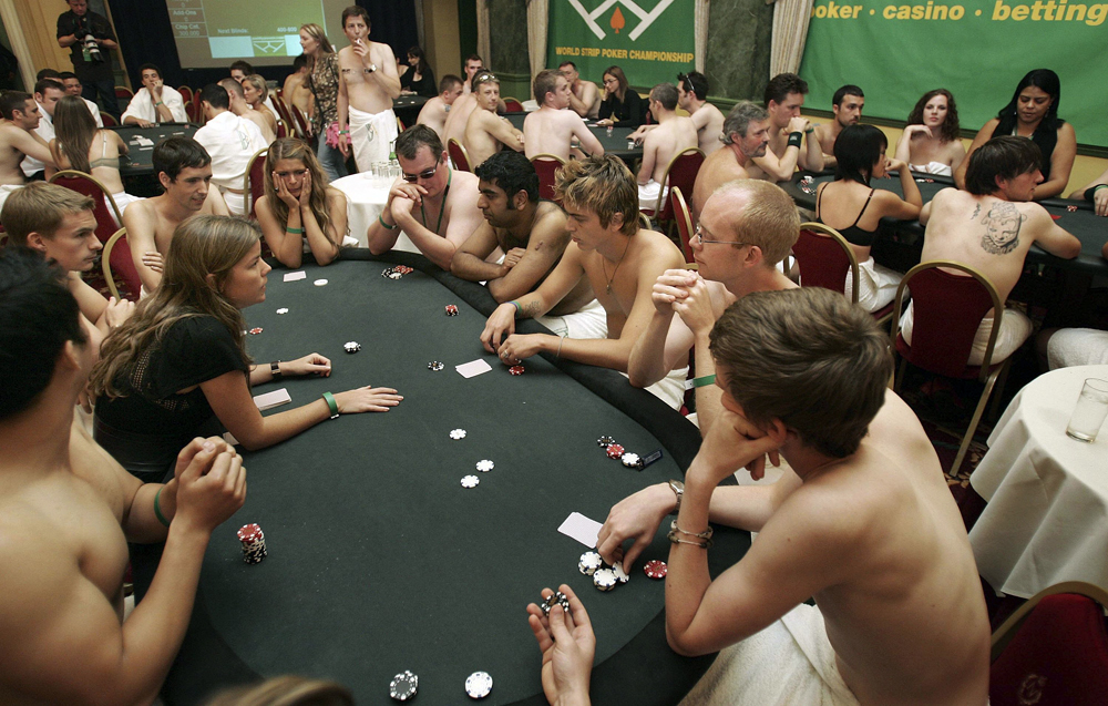 strip poker naked