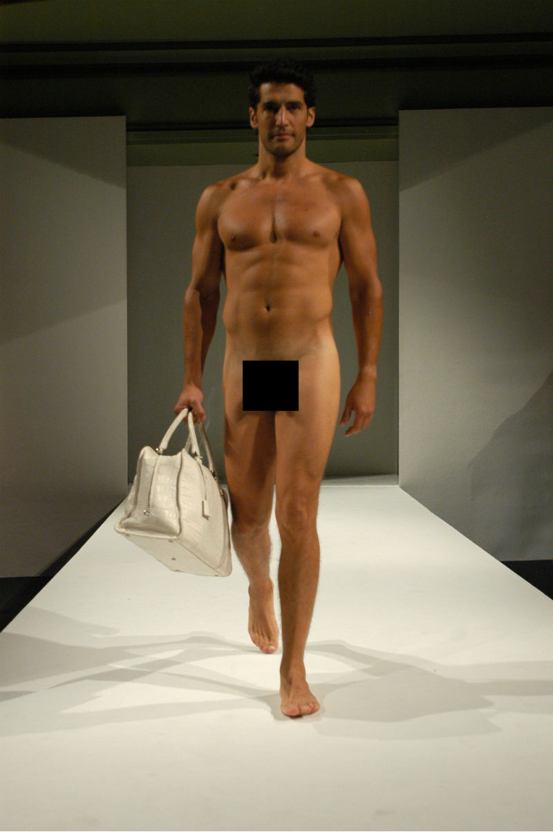 bertin martinez recommends nude men runway pic